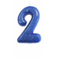 thumbnail image 1 of Anniversary House Glitter 2nd Birthday Candle, 1 of 2