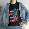 thumbnail image 2 of My life Is So Sweet Colorful Pineapple With Flowers T-Shirt, 2 of 2