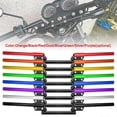 thumbnail image 1 of Universal Motorcycle Handlebars 7/8' 22mm Adjustable Detachable Handle Bar Steering Hangers for Race Bobber Motocross Dirt Pit Bike ATV Ebike, 1 of 5