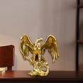 thumbnail image 6 of deevoka Eagle Resin Ornaments Statue Creative Spreading Wing Statue for Bookshelf, 6 of 9
