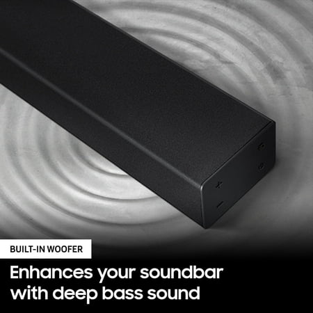 Samsung - 2.0-Channel Soundbar with Built-in Subwoofer and Dolby Audio - Black