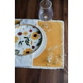 thumbnail image 3 of Fabstyles 100% Cotton Bali Placemats - Set of 4 | Machine Washable, Heavyweight Table Mats for Dining, Kitchen, and Outdoor Tables, 3 of 5