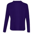 thumbnail image 4 of IMENGL Veste de Petit Tailleur Décontractée Unie, Violet 3TG, Taille M-5TG, 4 of 5