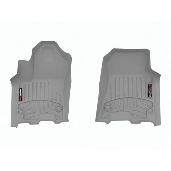 Weathertech Floor Liner 4618771 FloorLiner; Molded Fit; Gray; Thermoplastic Polyolefin TPO; 2 Piece