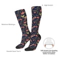 thumbnail image 4 of Honeii Flower Print Long Socks,Novelty Design Socks Gift for Men and Women,Crew Socks,Calf Socks, 4 of 6