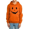 thumbnail image 2 of TrendOFT Halloween Hoodies for Toddler Boy Pumpkin Face Graphic Sweatshirt Long Sleeve Scary Hooded Shirt Orange 3-4 Years, 2 of 4
