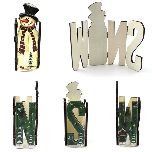 Xihbxyly Adornos Navideños de Madera, Decoración para Árbol de Navidad, Diseño de Muñeca Festiva, Material de Madera Duradero, Regalo para Decoración Del Hogar, Accesorios para Fiestas Navideñas, Tam