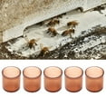 thumbnail image 1 of Cergrey 500Pcs Plastic Brown Cell Cups Queen Rearing Honey Bee Beekeeping Supplies,Queen Rearing System, Queen Rearing Box, 1 of 8