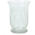 thumbnail image 2 of Darice Hurricane Vase Clear Glass 6 Inches Flowers Solid Print, 2 of 2