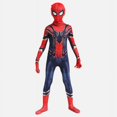 thumbnail image 1 of Conjunto de cosplay negro y rojo ajustado para niño, disfraz de actuación de Halloween, 1 of 6
