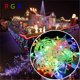 thumbnail image 4 of Guirnalda de luces LED de 10 m y 100 m para árbol de Navidad, cadena de luces de hadas, resistente al agua, para el hogar, el jardín, la boda, la fiesta, la decoración al aire libre y las vacaciones, 4 of 5