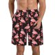 thumbnail image 1 of Balery New Year Flamingo Traje de Baño Estilo Hawaiano para Hombre, Shorts de Secado Rápido con Bolsillos-XX-Large, 1 of 6