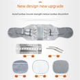 thumbnail image 2 of Wholesale 2022 New Design Medical Grade Lumbar Support Belt with Self-Heating Function & Expanded Steel Plates - Unisex Wide Belt for Lower Back Pain Relief, Breathable & Comfortable for Summer Use, 2 of 5