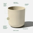thumbnail image 5 of Veradek Mason Series Kona 20" Plastic-Stone Planter - Sand, 5 of 8
