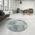 thumbnail image 3 of Ahgly Company Indoor Rectangle Contemporary Slate Gray Patchwork Area Rugs, 2' x 5', 3 of 6