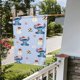 thumbnail image 5 of Bandera navideña de doble cara para jardín, ideal para decorar fiestas al aire libre., 5 of 8