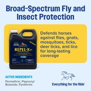 (2 pack) Farnam Repel-X pe Fly Spray Concentrate for Horses & Dogs, Insect Repellent for Mosquitoes, Ticks & Gnats, 32 fl oz Concentrate Makes 8 Quarts
