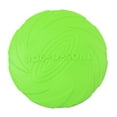 thumbnail image 2 of Volante para perros - Frisbee de goma duradero para perros que juegan al aire libre - Juguete divertido Verde 22cm, 2 of 9