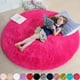 thumbnail image 1 of Alfombra Amdrebio, peludo, peludo, rosa intenso, 150 cm, redondo, 1 of 8