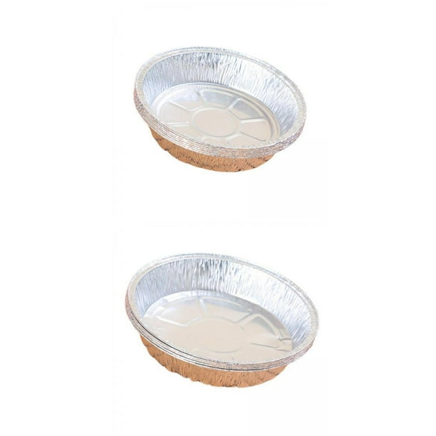 50 Platos De Aluminio Para Freidora De Aire Y Horno - Diámetros 6-9 Pulgadas, Desechables | Para Hornear, Asar Y Congelar