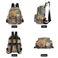 thumbnail image 4 of FORMRS Mini Backpack Purse for Women Travel Daypack Casual Shoulder Bag, Bright Skeleton, 4 of 7