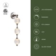 thumbnail image 3 of Alora Lighting WV321003PN-UNV-010 Marni 24" Tall 3000K Led Bathroom Sconce - Nickel, 3 of 7