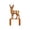 H, variant on CoreLiving Garden Stake Decorative Cat Garden Decor Metal Yard Art Rustic Outdoor Statue for Porch Lawn Yard Ornament Weather Resistant Brown Finish