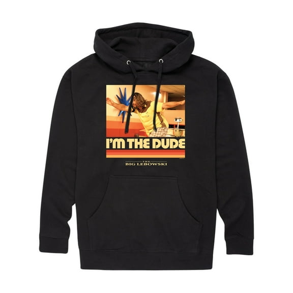 The Big Lebowski - I'm The Dude - Men's Pullover Hooded Fleece Sweatshirt