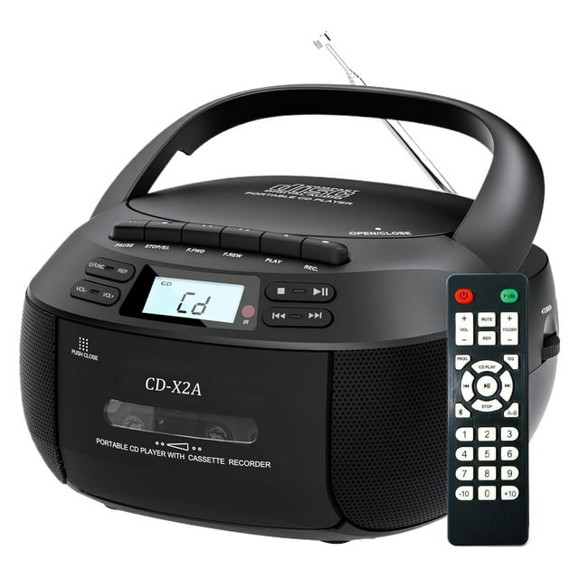 Guardoinrt Lecteur Cd Portable avec Radio AM/FM Bluetooth Lecture Polyvalente avec Ces Options Durables Lecteurs Cd pour la Maison durable