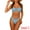 Light Gray Blue, variant on DARING DIVA Women's Bikini Sets, Ribbed Bowknot 2 Pieces Swimwear S Royal Blue