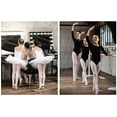 thumbnail image 4 of 2 Pairs Girls Ballet Dance Footed Tight Ultra Soft School Students Tights (Toddler/Little Kid/Big Kid), 4 of 6