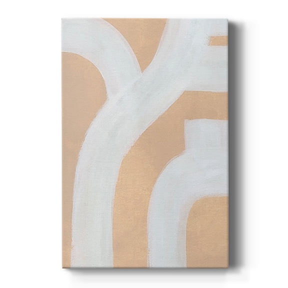 Neutral Winding Paths I Premium Gallery Wrapped Canvas - Ready to Hang