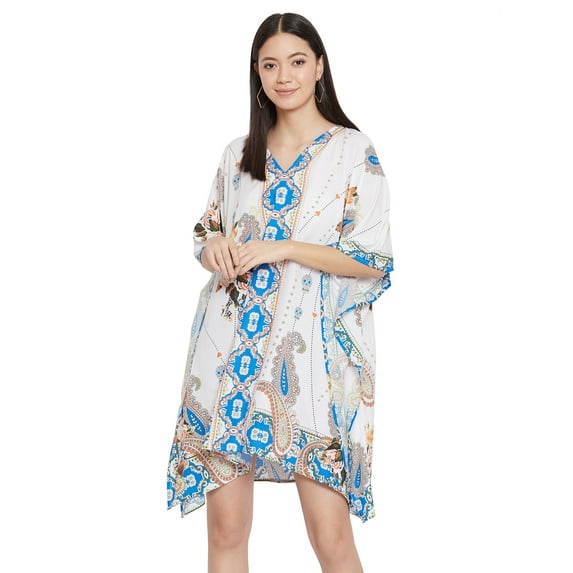 Gypsie Blu Women's Plus Size Kaftan Dresses for Women Long Maxi Dress