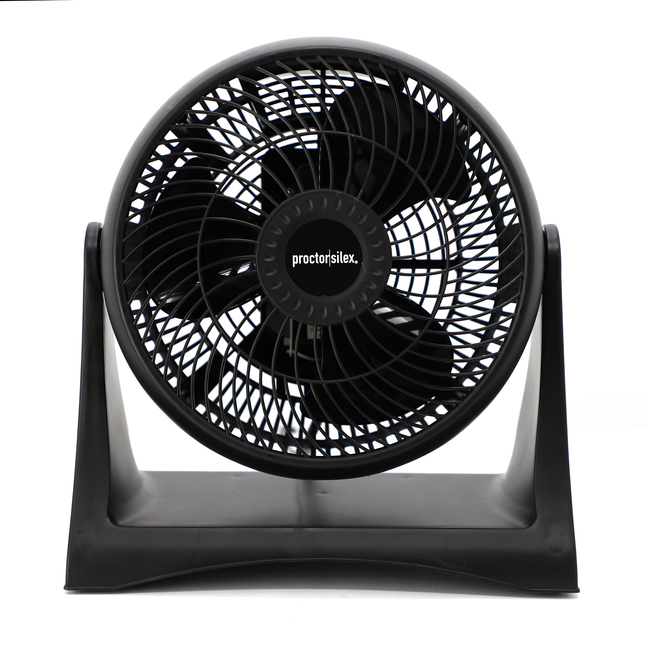 Proctor Silex 8 Inch 35 Watt 3-Speed Adjustable Tilt Desk Office Fan in Black