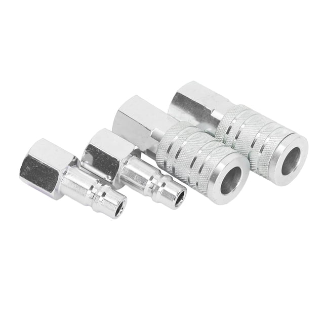 Accesorios de Conexión RÁPIDA DE MANGUERA DE AIRE, Conexión Apretada de 300 psi 1/2 Pulgada de la Manguera de Aire Conector de Aluminio para Molinillo