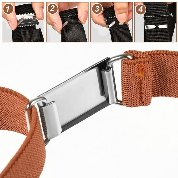 3Pcs Kids Child Belts with Flat Band Fashion Buckle Fashion Wide