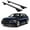 Black, variant on ERKUL Roof Rack Cross Bars for Audi A4 Allroad 2016-2025 | Aluminum Crossbars with Anti Theft Lock for Rooftop | Compatible with Raised Rails - Black