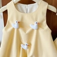 thumbnail image 4 of Moocorvic Toddler Girls Dresses Casual Sleeveless A Line Summer Dress Sling Sundress 10-11 Years,Yellow, 4 of 7