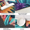 thumbnail image 3 of Colorful Tropical Leaf Pattern Kitchen Rug Mat,Kitchen Runner Rugs Non Skid Washable,Decorative Kitchen Floor Mats for Kitchen,Sink,Laundry,17"X47", 3 of 5