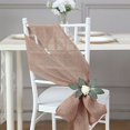 thumbnail image 5 of BalsaCircle 5 Dusty Rose 6x108" Faux Burlap Chair Sashes Wedding Party Linens Dinner Decorations, 5 of 8