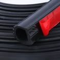 thumbnail image 3 of D Shape Weather Striping Automotive Door Rubber Seal Strip with Self-Adhesive 1" Wide Black 25ft, 3 of 5