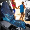 thumbnail image 2 of KUIFORTI Sea Turtle Print Water-Resistant Towel Car Seat Cover, Automotive Seat Covers for Gym Swimming Hiking, Universal Fit for Cars SUVs Trucks, Non-Slip Washable, 2 of 7