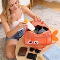 thumbnail image 7 of Big Eyed Fish Tote Bag Mesh Beach Bag Large Capacity Toiletry Organizer for Swimming Pool Travel Cute Cartoon Animal Mesh Handbag for Kids and Adults, 7 of 7