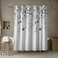 thumbnail image 4 of Creative Products Black Falling Branches 71x74 Shower Curtain, 4 of 7