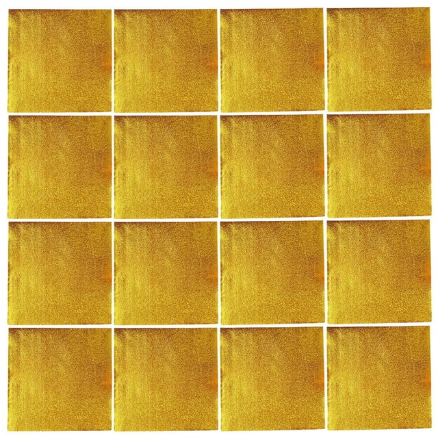 LOVEVER 600 Pcs Gold Aluminum Foil Packing Paper Candy Wrapper Food Waxed Paper Candy Wrapping Paper Foil Wrapper