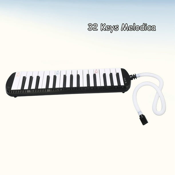 Melódica de 32 Teclas, Instrumento Melódica Con Boquilla Con Estuche de Transporte Instrumento de Educación para Principiantes Musicales, Niños y Adultos Practican