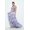 purple, variant on 2026 Women's Pink Floral Ruffle Hollow Layered Long Dress