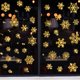 thumbnail image 4 of Fabricantes directos decoración de ventanas navideñas decoración de vidrio de nieve rosa dorado decoración de paredes pegatinas navideñas, 4 of 4