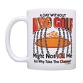thumbnail image 2 of ThisWear Disc Golf Gift Set A Day Without Disc Golf Why Take The Chance Mug 11 ounce 2 Pack Coffee Mugs, 2 of 4