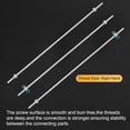 thumbnail image 4 of Uxcell 8-Pack Fully Threaded Rod, M4x300mm 201 Stainless Steel Right Hand Thread Bar Studs with Hex Nuts and Washers, 4 of 7